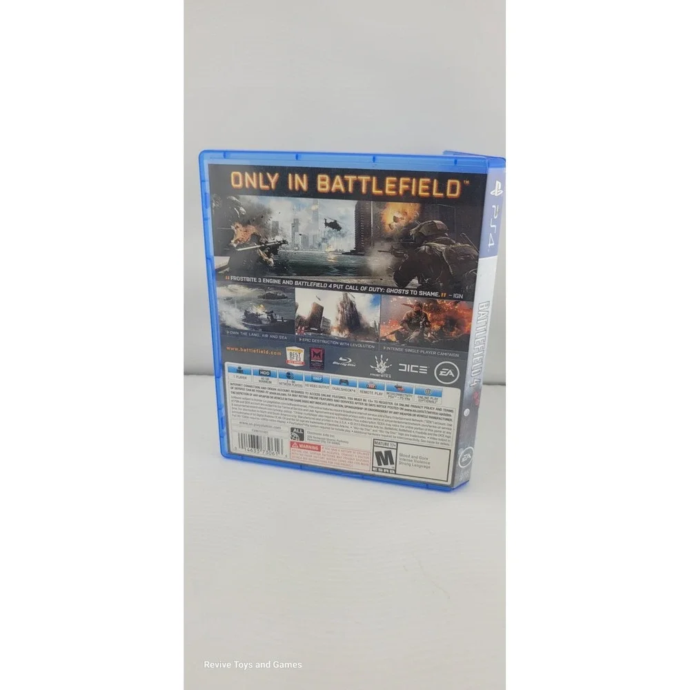 Battlefield 4 (Sony PlayStation 4, 2013) CIB‎ Complete Tested and Working Great